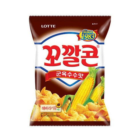 LOTTE Kokalcorn - Gegrillter Mais Maischips - Gegrillter Mais  67g