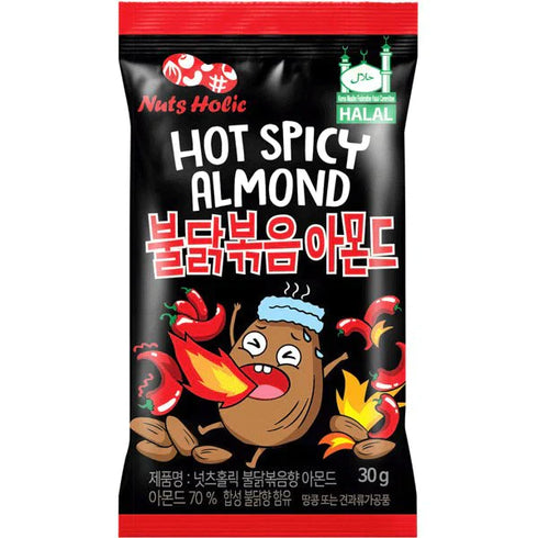 Nuts Holic Geröstete Mandel Buldak Hot Spicy 30 g