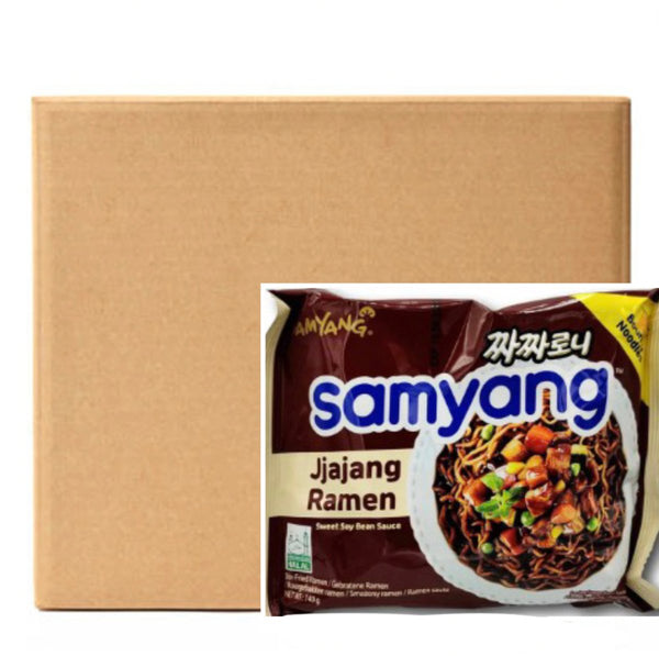 20er-Pack Samyang Instant-Nudelsuppe Chacharoni mild 140 g*20