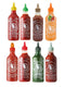 FLYING GOOSE Sriracha scharfe Chilisaucen Mischkarton 8 X 455 ml