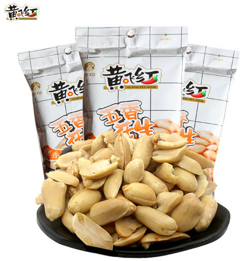 5 Pack HuangFeiHong Peanut Snack, Five Seasoned Flavor 110 g x 5