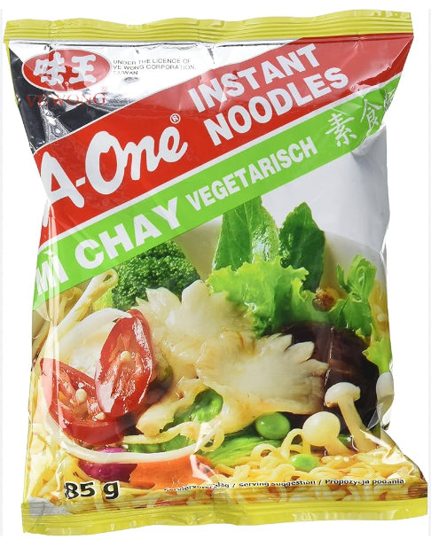 A-One [30 x 85 g] Instant Nudelsuppe (Vegetarisch)