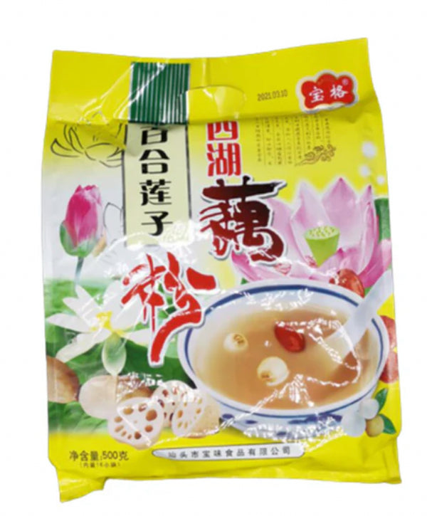 Bao Wei West Lake Lotus Root Powder (Lily and Lotus Seed) 500 g