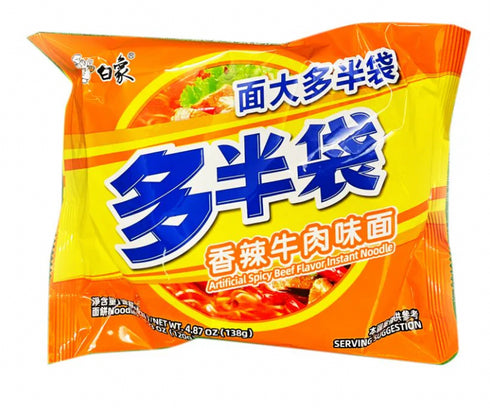 BAIXIANG Instant Nudeln Rind scharf 138g