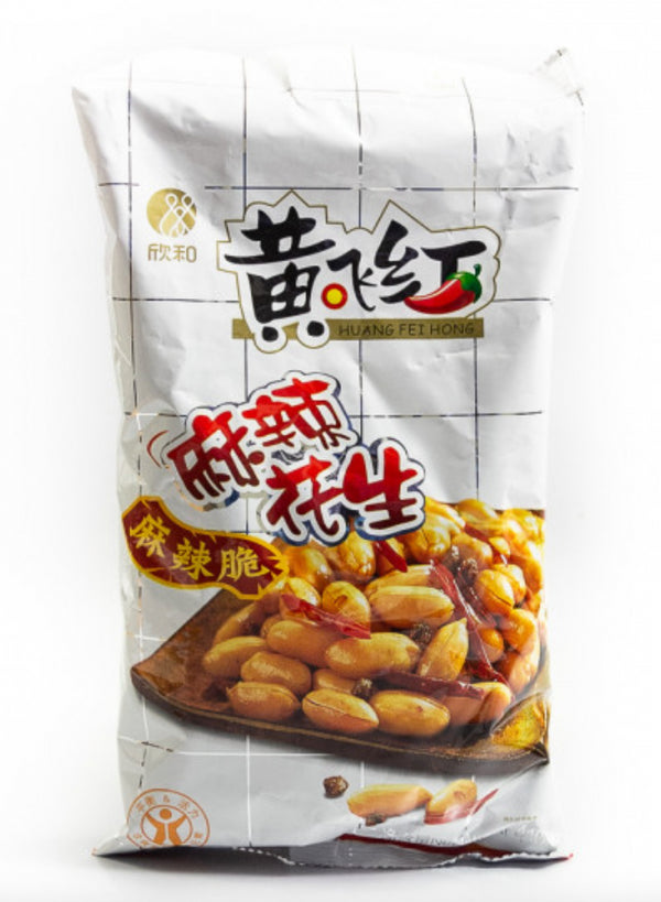 MHD: 23.04.2023 Huangfeihong Spicy Peanut Casual Snacks Peanut Rice 210g