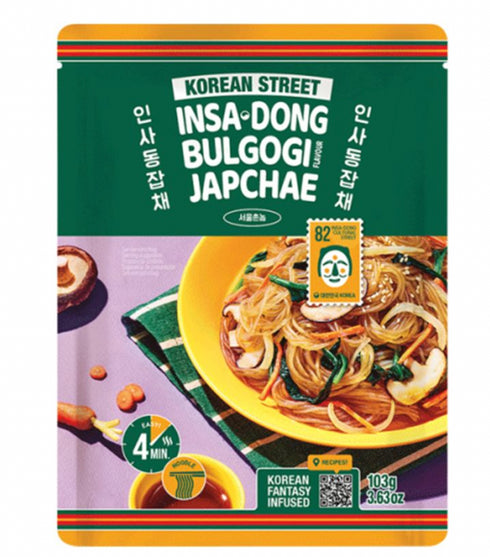 MHD: 21.05.2024 KOREAN STREET Instant Gericht Japachae Bulgogi 103g