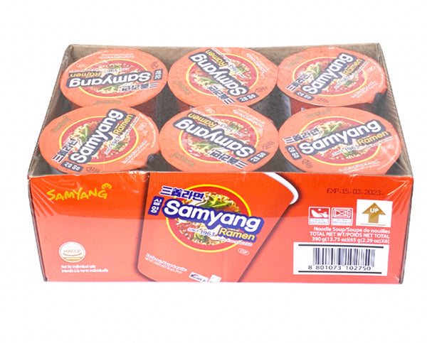 SAMYANG Samyang Ramen Cup [Bündel]6 x 65g