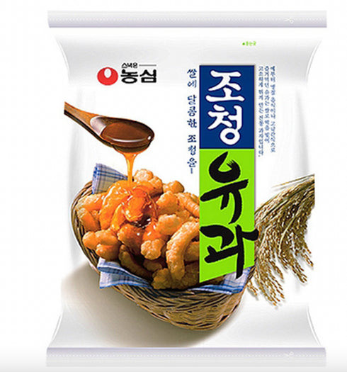 NONGSHIM Jocheong Yugwa Reischips mit Getreidesirup 96g