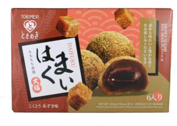 Tokimeki Daifuku Mochis Brauner Zucker Rote Bohnen 210 g