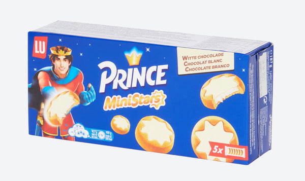 MHD:16.08.2024 LU Prince Biscuits Ministars White Kekse 187g