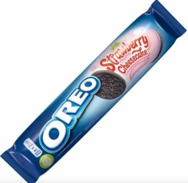 MHD:30.06.2024 Oreo Erdbeer Käsekuchen Kekse 154g