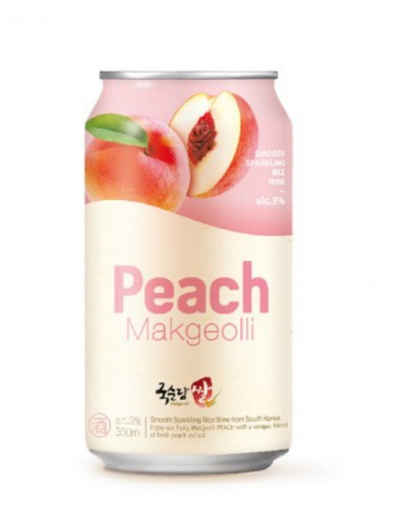 MHD:16.03.2024 KOOKSOONDANG CAN Makgeolli (3% Alk.) Pfirsich 350ml