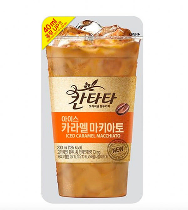 LOTTE Cantata Karamell Macchiato Eis Kaffee mit Karamell Macchiato Geschmack 230ml