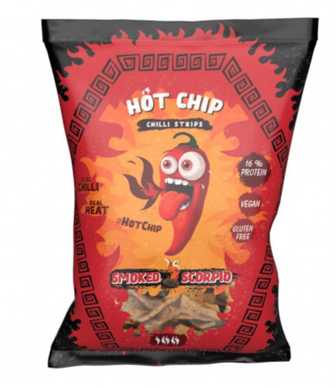 MHD:25.11.2024 Hot Chip Smoked Scorpio Chilli Strips 80 g