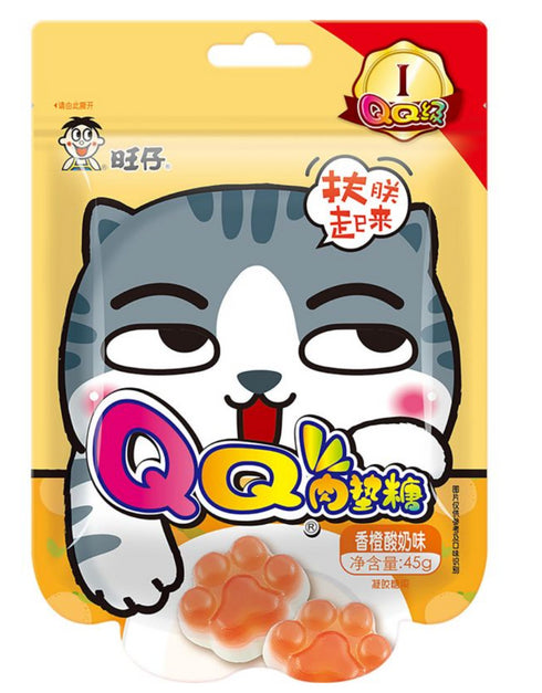 WANTWANT QQ Gummibonbons Orangen&Joghurt 45g