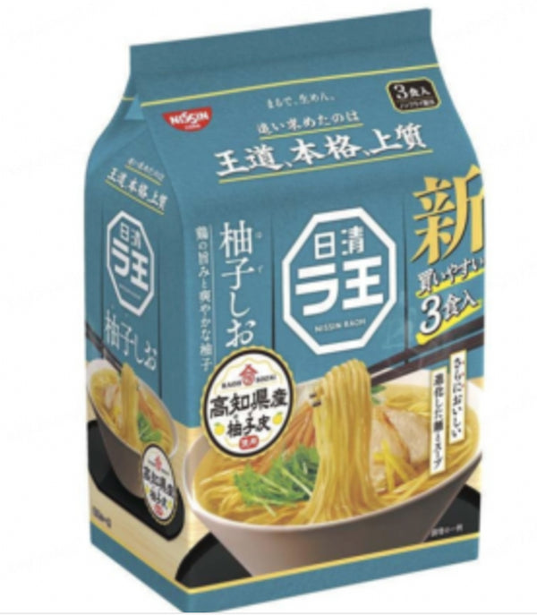 Nissin RAOH Yuzu-Salz 3 Portionen Packung 279g