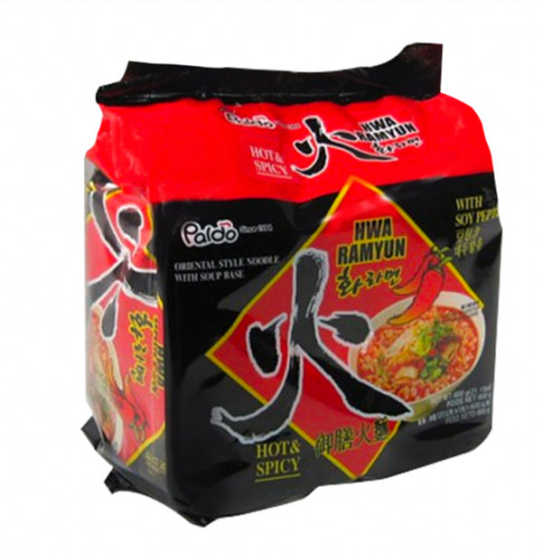 PALDO Hwa Ramyun [Bündel] Instant Nudelsuppe - Scharf  5 x 120g