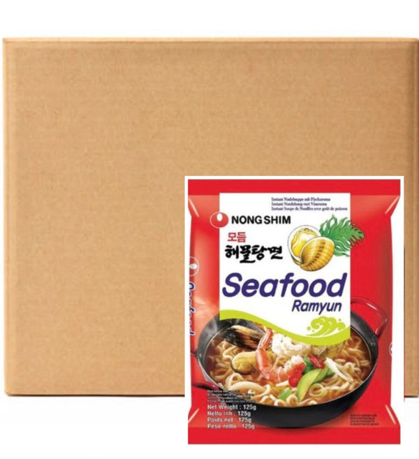 MHD: 07.06.2024 Nongshim Instantnudeln Seafood Modumheamul Tangmyun 20 X 125 g