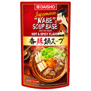 DAISHO Japanische Hot Pot Suppenbasis scharf 750g