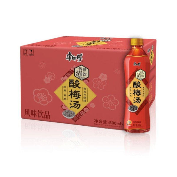 3er-Pack KangShiFu Kräutergetränk Pflaumengeschmack 500 ml x 3