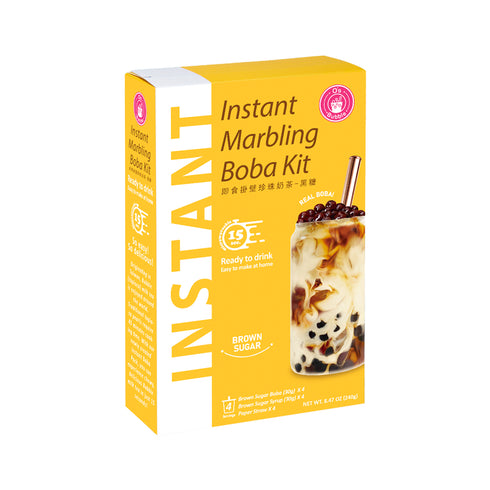 O`s BUBBLE Instant Marbling Boba Kit – Brauner Zucker