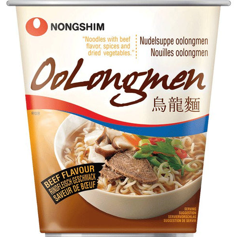 Nongshim Oolongmen Cup Nudel Rindfleisch Geschmack 75 g