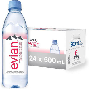 Evian Stilles Mineralwasser 24x500ml