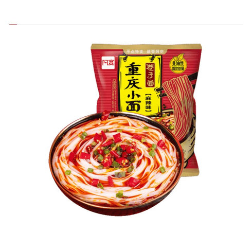 5er-Pack Baijia Chongqing Weizennudeln-XiangZiMian, Scharf 95 g x 5