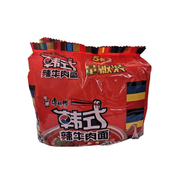 5er-pack KangShiFu Scharfe Rindfleisch-Instantnudeln nach koreanischer Art 101 g x 5