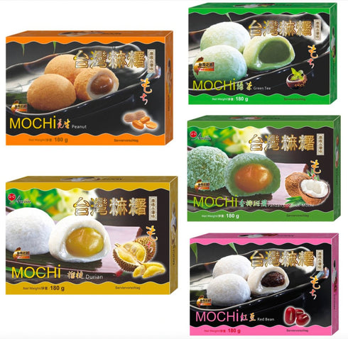 5er Set MOCHI SELECTION von  AWON mit 5 verschiedenen Sorten geschmackvolle Mochis