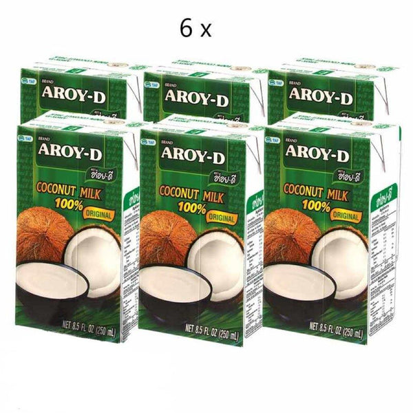 Aroy-D - Kokosnussmilch 36 x 250 ml (Karton)