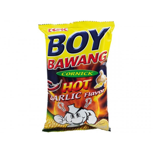 MHD: 14.03.2024 BOY BAWANG Knoblauch Maiscracker scharf 90 gram