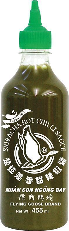 FLYINGGOOSE Sriracha Chilisauce Grün 455 ml