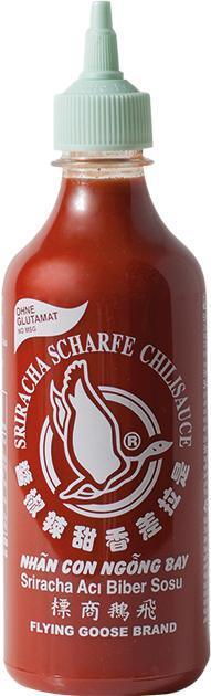 FLYING GOOSE Sriracha Scharfe Chillisauce MSG Frei 455 ml