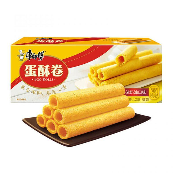 KangShiFu Eierkeksrolle, Cremig Sahne Geschmack 108 g