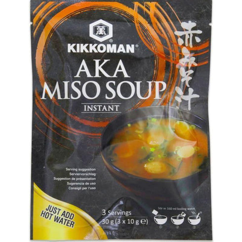 Kikkoman Instant Misosuppe dunkel 3 Portionen 30 g