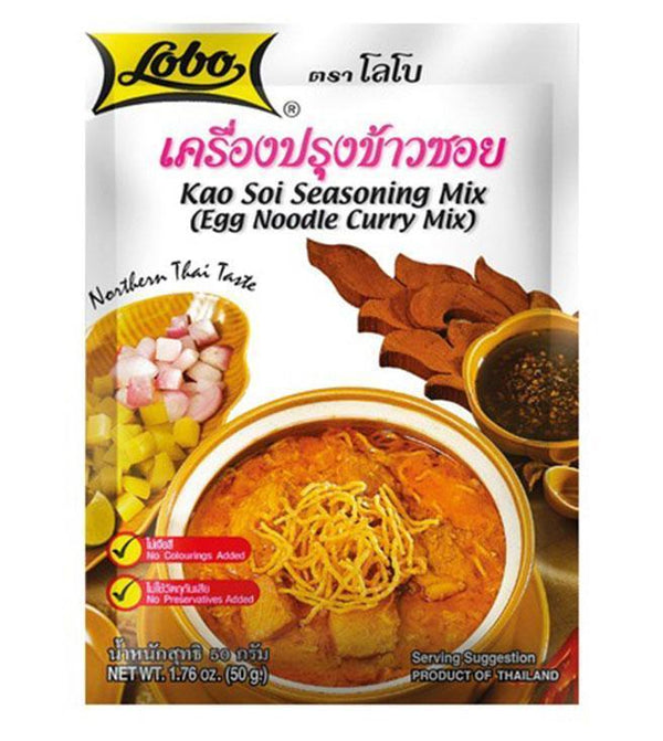 Lobo Kao Soi Eiernudel-Curry-Mischung Gewürzmischung 50 g