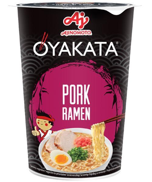 MHD: 01.2024 AJINOMOTO OYAKATA Ramen Pork Becher 62 g