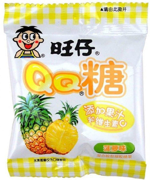 MHD: 04.07.2023 Want Want QQ Gummibonbons Ananas 70 genutzt