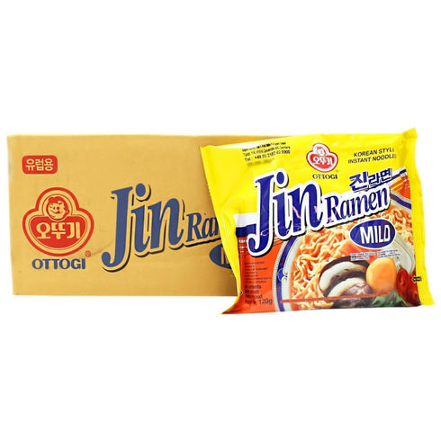 MHD:09.07.2024 OTTOGI Instant Nudeln Jin Ramen mild 120 g x 20 BOX