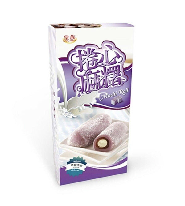 MHD:14.08.2023 ROYAL FAMILY Mochi Rolle Taro & Milch 150 g