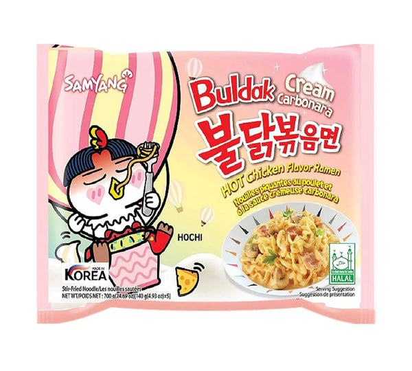 Samyang Buldak Cream Carbonara Hot Chicken Ramen 140 g