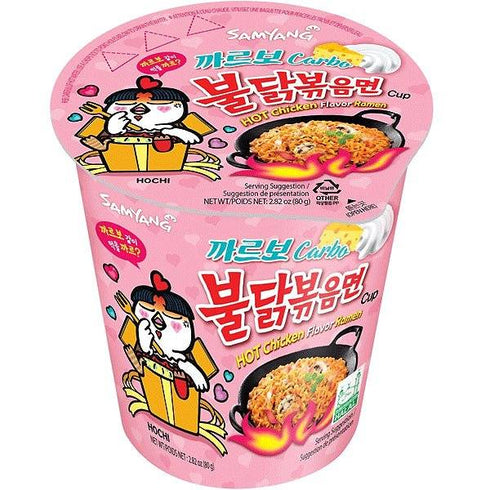 Samyang Buldak Hot Chicken Carbonara Bowl 80 g