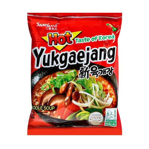 Samyang Instant Noodle Yukgaejang Hot Mushroom 120 g