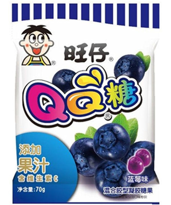 Want Want QQ Gummibonbons Heidelbeere 70 g - Asia Time