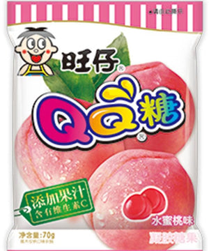 Want Want QQ Gummibonbons Pfirsich 70 g - Asia Time